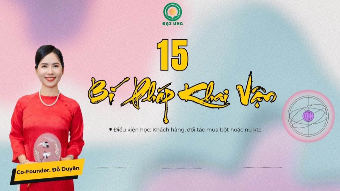 15 Bí Pháp Khai Vận