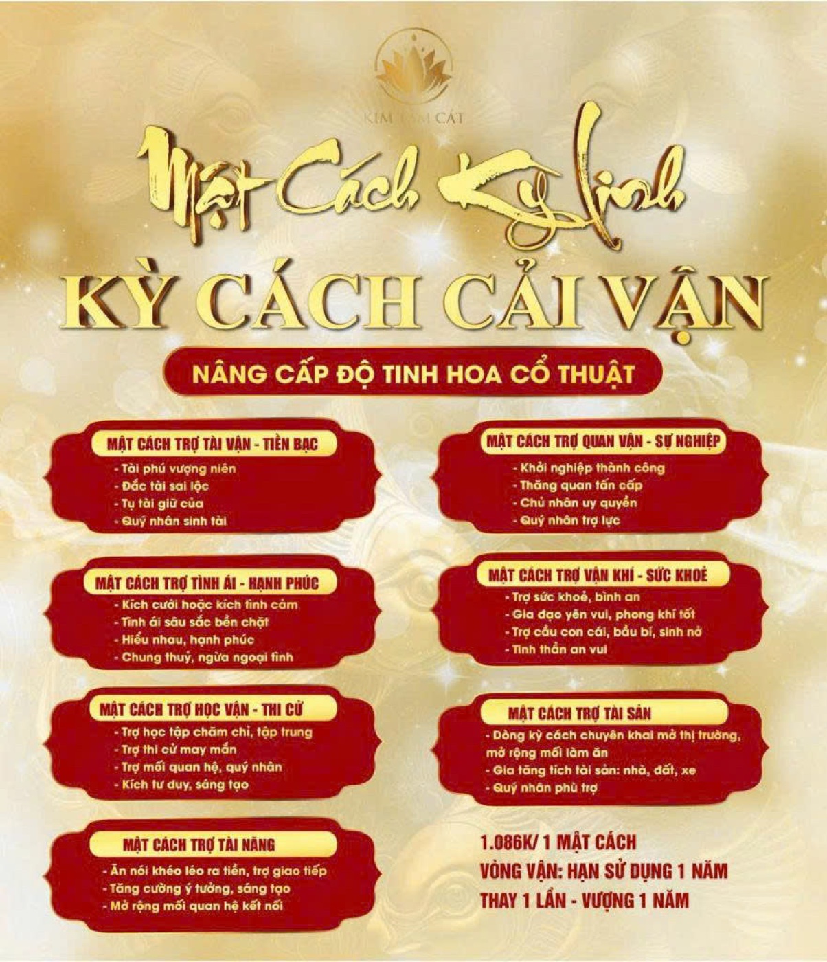 Mật Cách Thúc Vận — Kỳ Cách Cải Vận