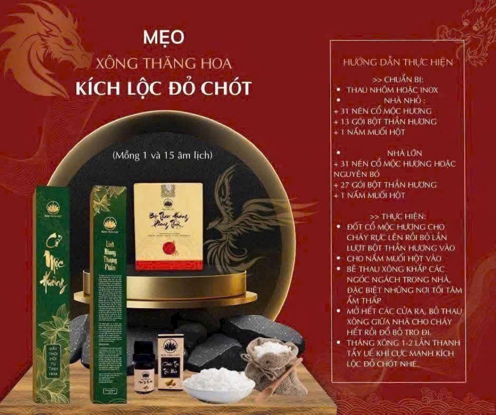 Quà tặng bí pháp phong thuỷ Kim Tâm Cát