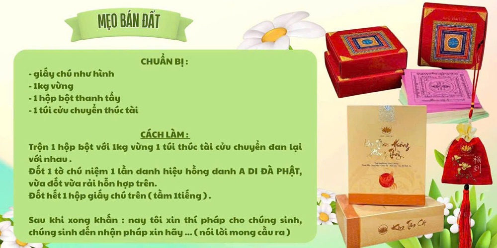 Quà tặng bí pháp phong thuỷ Kim Tâm Cát