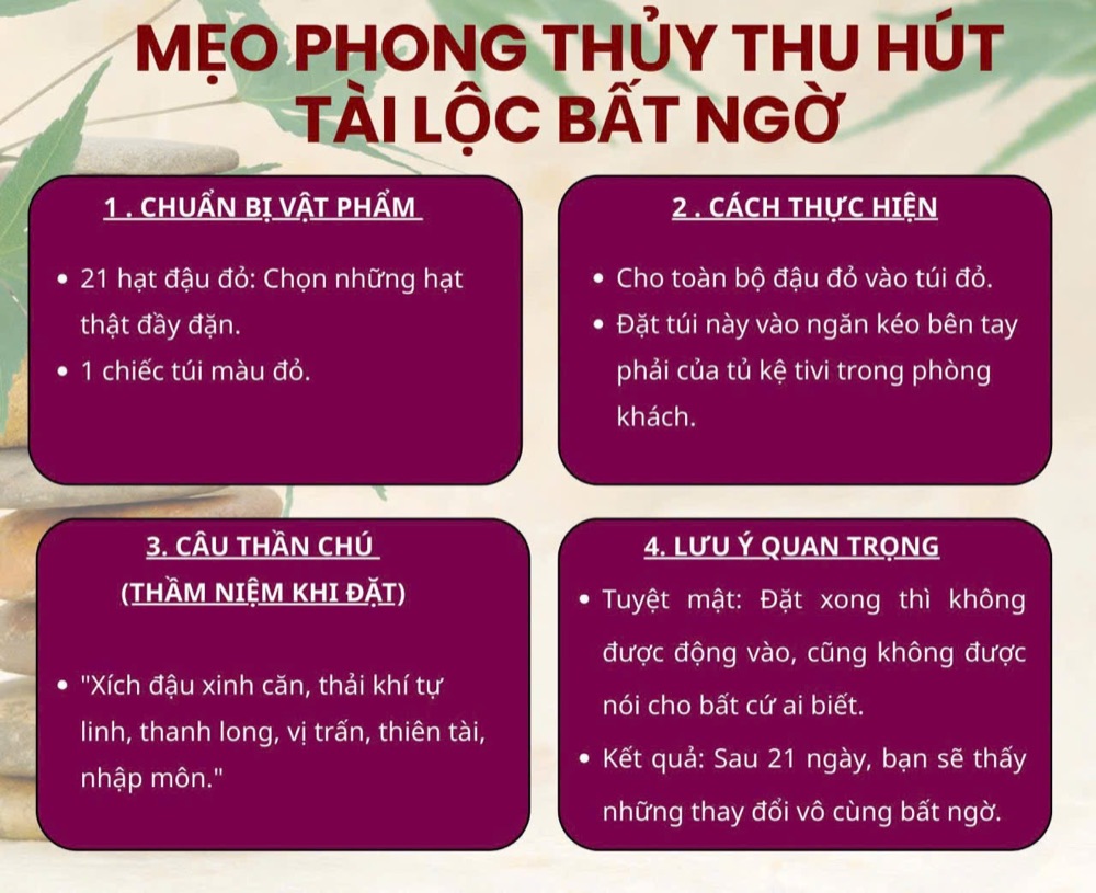 Quà tặng bí pháp phong thuỷ Kim Tâm Cát